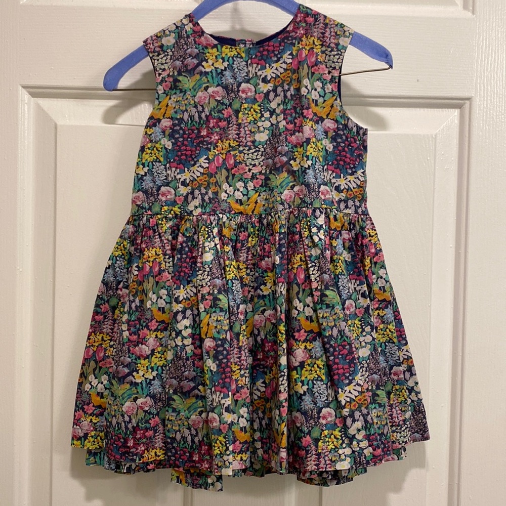Liberty London x Mamas & Papas Toddler Girls Liberty Print Floral Dress Size 2-3